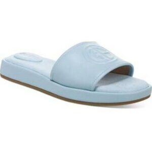 Giani Bernini Lite Blue Tassie Leather Sandals Size 10